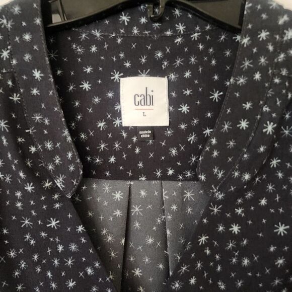 Cabi Starry Night Astral Button-Up blouse L - Picture 4 of 5